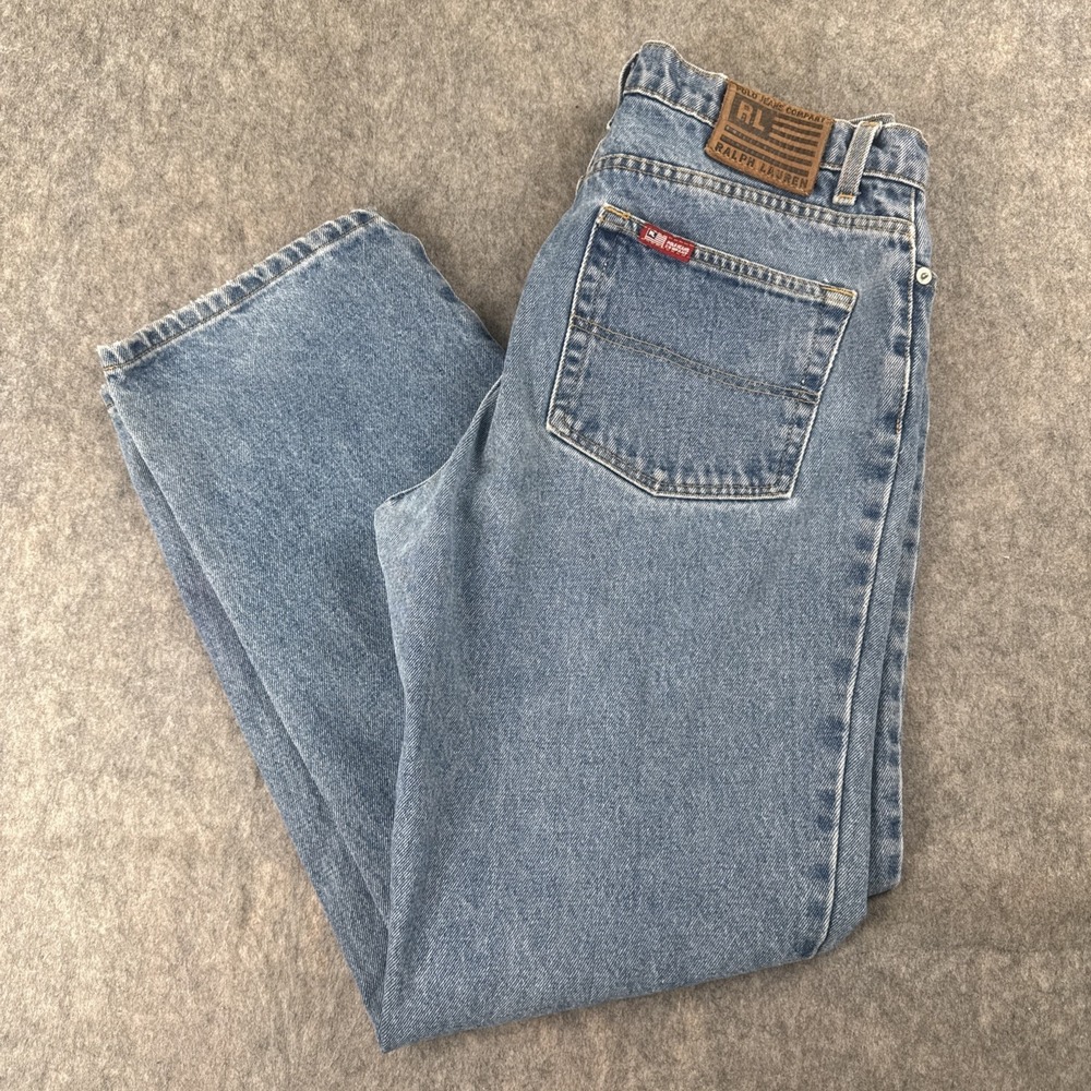 Vtg Polo Jeans Company Ralph Lauren Women's Size 8x29 Saturday‎ Jean Blue Denim
